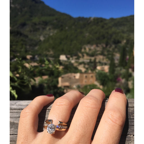 Clea Hexagon Rose Cut Diamond Ring – SELIN KENT