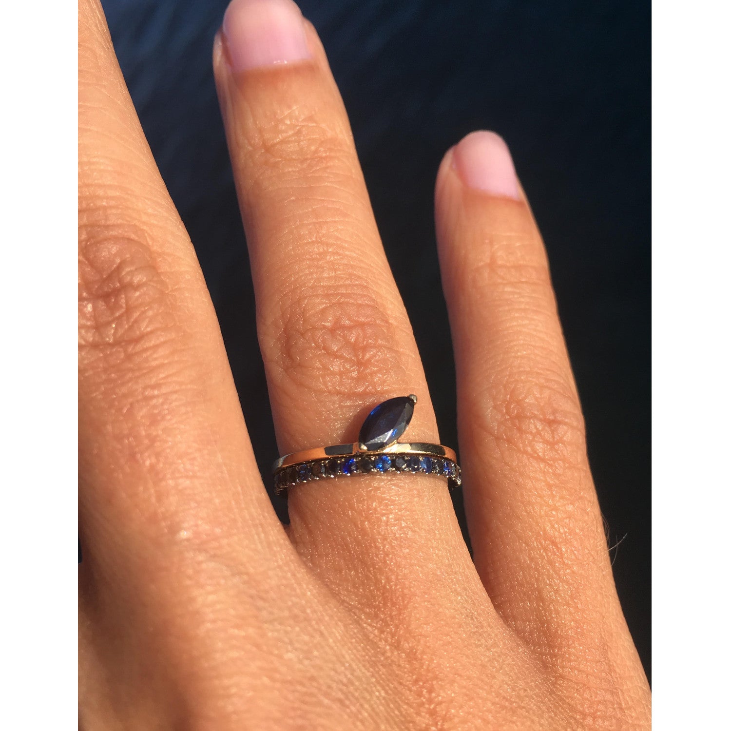Aegean Blue Eternity Ring – SELIN KENT