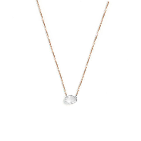Amazon.com: 14k White Gold Vertical Bar Diamond Necklace, 16